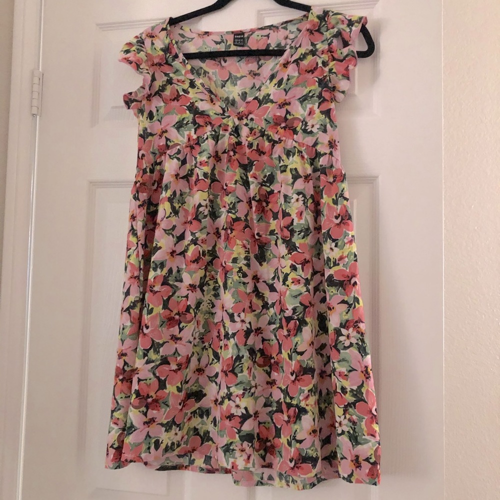 Cute SHEIN floral spring dress EXTRA SMALL